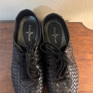 Cole Haan Black Woven Women's Sneakers